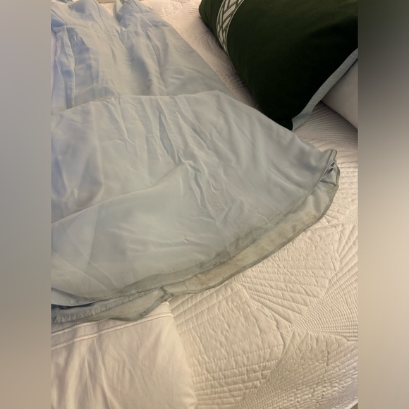 Azazie Denice Dress in Mist Size 4 - Picture 4 of 4